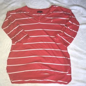 Women’s striped half sleeve